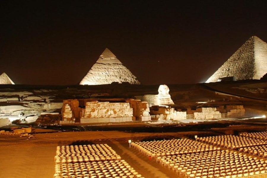 Sound and Light show at the Pyramids